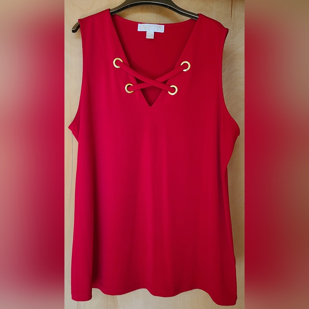 Michael Kors Tank Top, Scarlet Red
